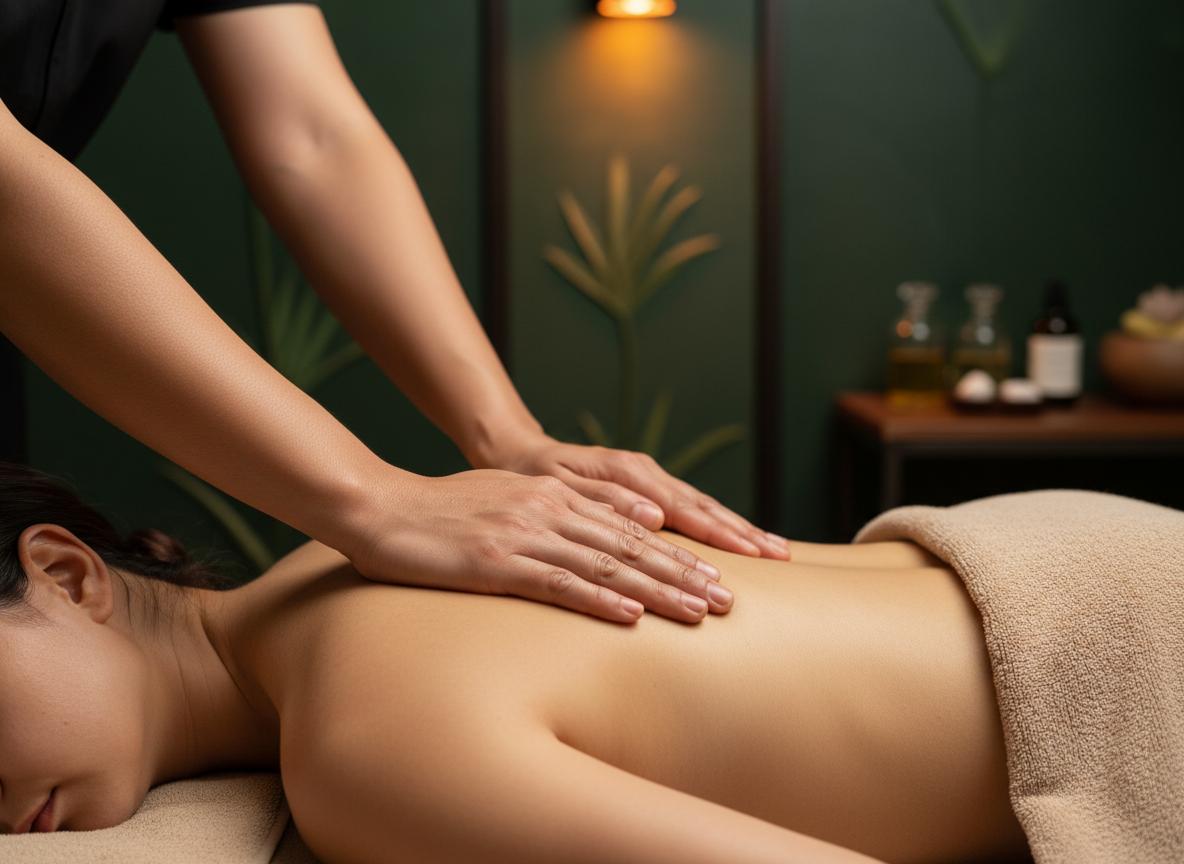 Массаж спины в Thai Thai СПА